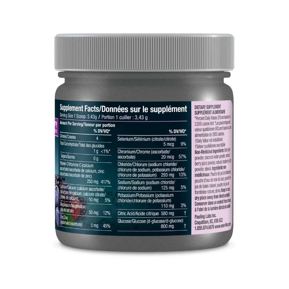 Ener-IV+ Electrolyte Mixed Berry 45 Serving Tub