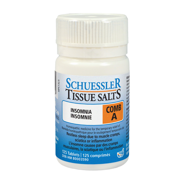 Schuessler Tissue Salts 125 Tablets - COMB A | SLEEP SUPPORT
