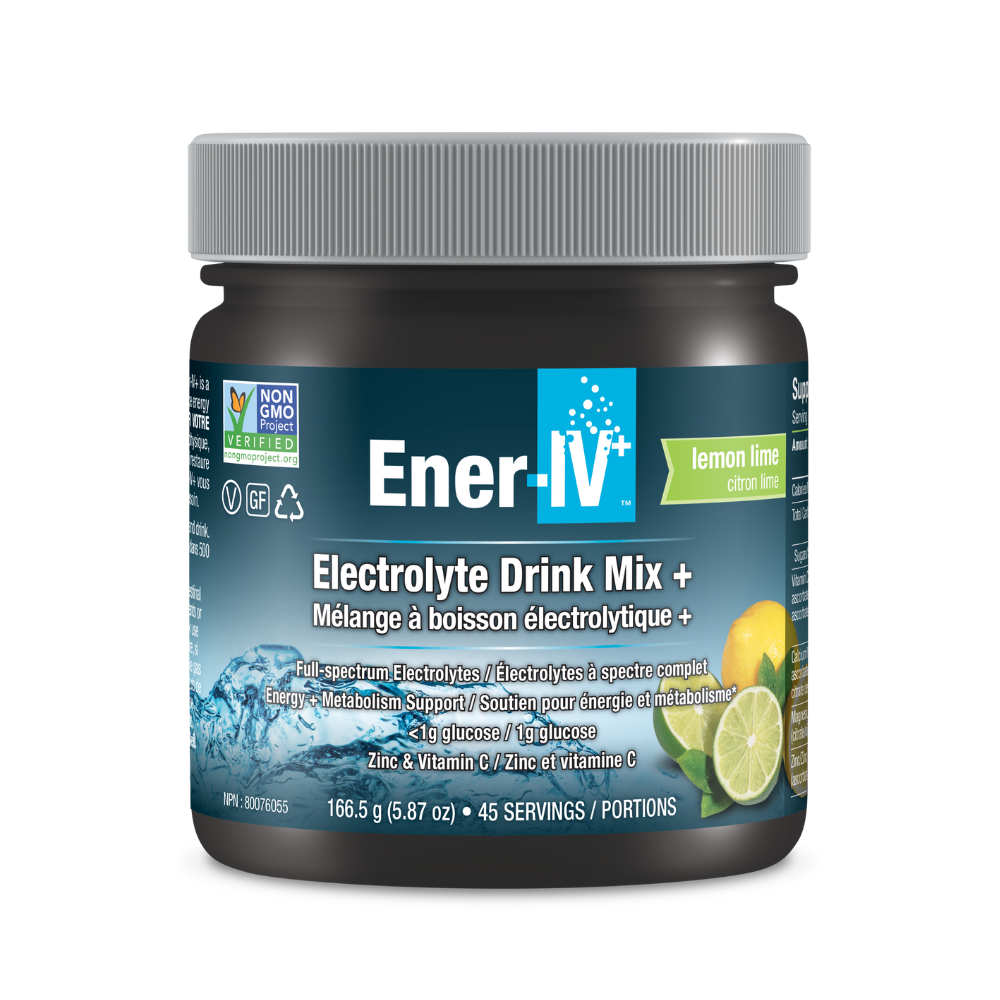 Ener-IV+ Electrolyte Lemon Lime 45 Serving Tub