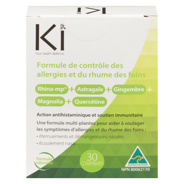 Ki Rhume des Foins et Formule Contrôle des Allergies 30 Comprimés