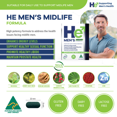 HE Men's Formula Midlife 45 Comprimés