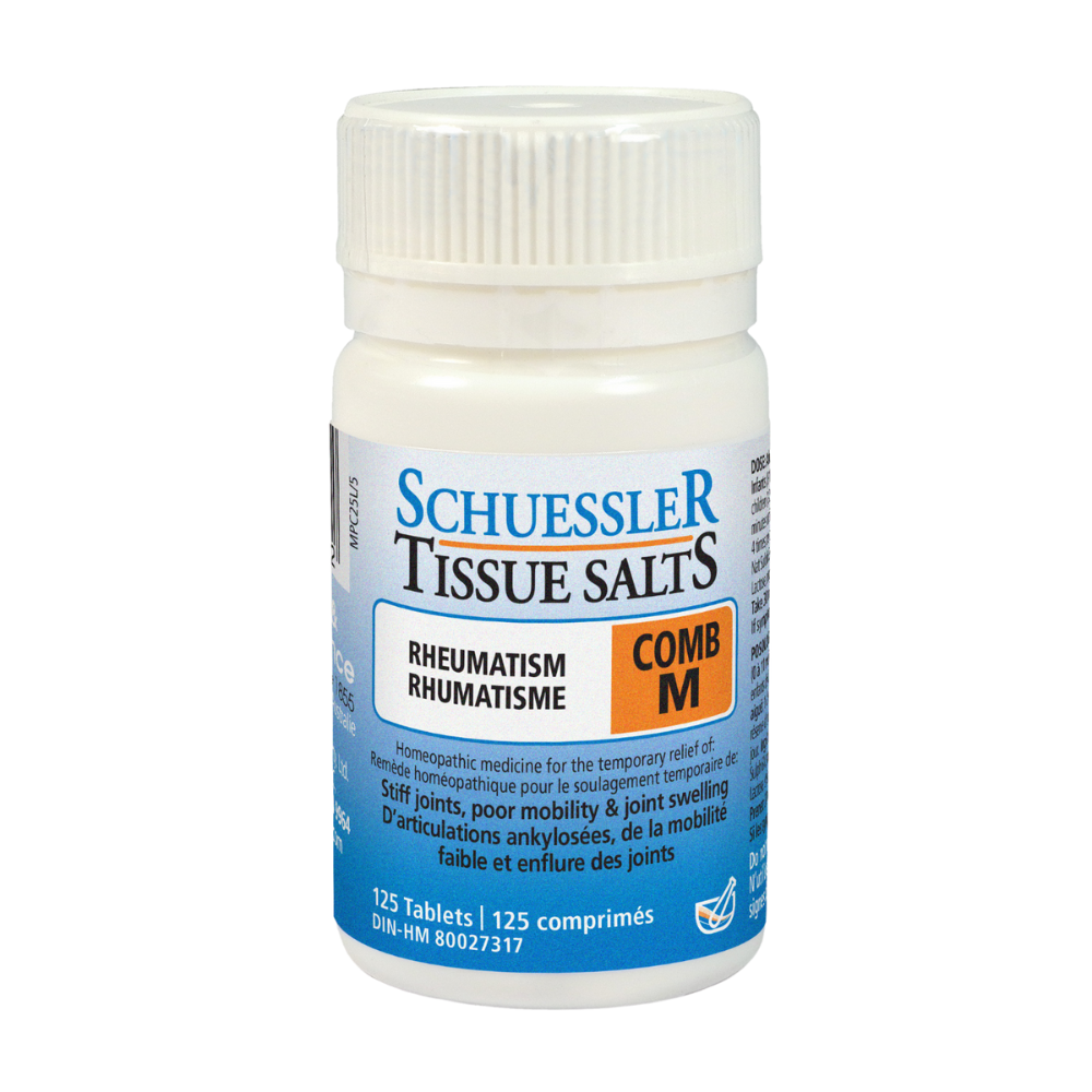 Schuessler Tissue Salts 125 Tablets - COMB M | RHEUMATISM